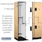 Salsbury Industries 2 Tier 'S' Designer Locker, 54"Wx76"Hx21"D, 6 Door, Maple 18-27361MAP - alternate 7